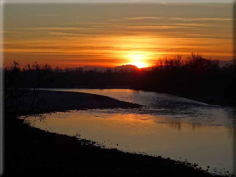 foto Tramonto sul fiume Brenta